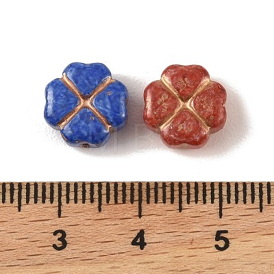 Baking Paint Glass Beads DGLA-G004-01F-1