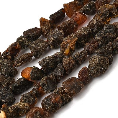 Raw Rough Natural Amber Beads Strands GG-CBAC13F-D01-01-1
