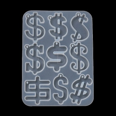 Dollar Sign Pendant DIY Silicone Molds SIMO-C012-07-1