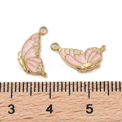 304 Stainless Steel with Enamel Charms STAS-L022-400G-05-1