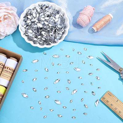 1200Pcs 4 Styles Acrylic Cabochons MRMJ-HY0001-42-1