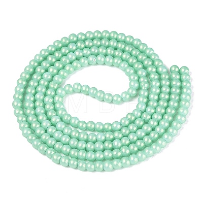 Baking Paint Glass Pearl Beads Strands LS-DGLA-ZX001-05B-08-1