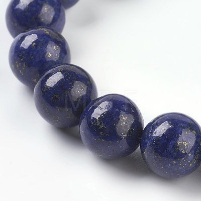 Natural Lapis Lazuli Beads Strands X-G-G087-10mm-1