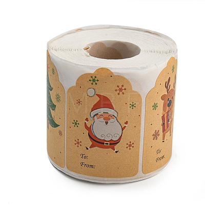 Christmas Theme Cartoon Paper Stickers STIC-P013-07A-1