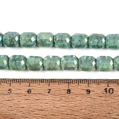 Anti-Tarnish Electroplate Glass Beads Strands EGLA-N027-03A-15-1