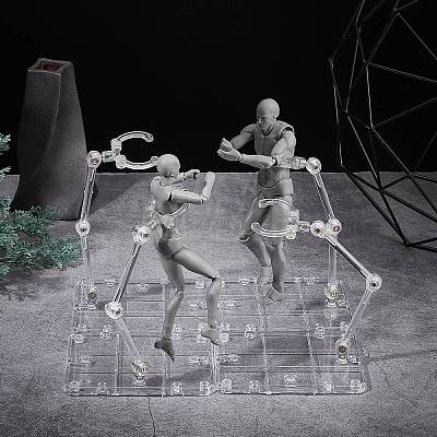 SUPERFINDINGS Plastic Humanoid Stand Support ODIS-FH0001-11-1