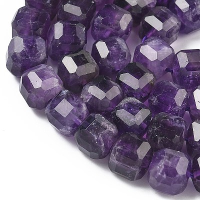 Natural Amethyst Beads Strands G-C267-A01-1