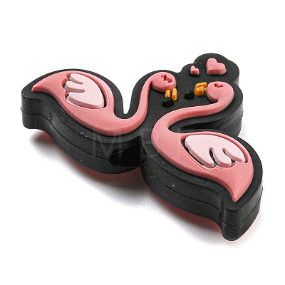 Valentine's Day Swan Silicone Focal Beads SIL-A005-03-1