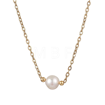 Natural Cultured Freshwater Pearl Pendant Necklaces NJEW-JN05134-01-1