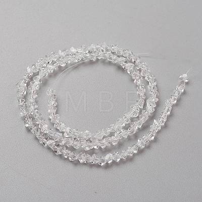 Transparent Solid Color Glass Beads Strands X-GLAA-L031-01-B01-1