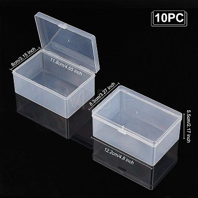 Polypropylene(PP) Storage Containers Box Case CON-WH0074-56-1