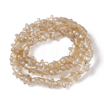 Pearl Luster Plated Electroplate Glass Beads GLAA-P005-PL01-1