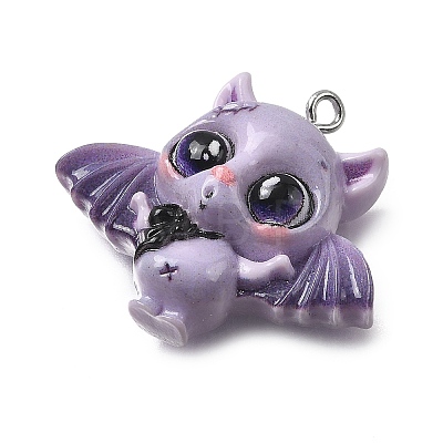 Halloween Opaque Resin Pendants CRES-D318-02A-P-1