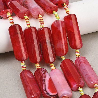 Natural Yellow Agate Beads Strands G-H342-B05-01-1