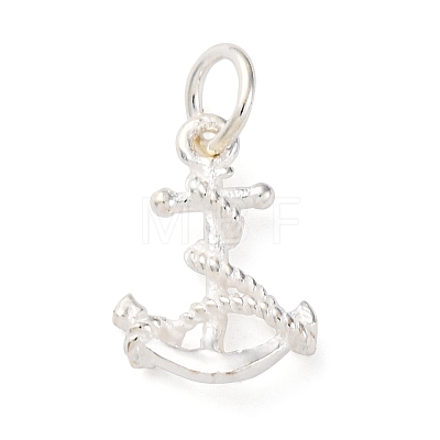 925 Sterling Silver Anchor Charms STER-G045-02S-1