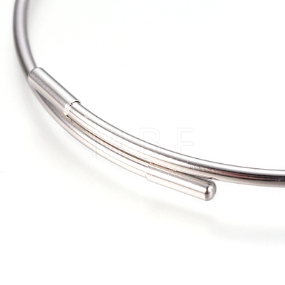 Non-Tarnish Adjustable 304 Stainless Steel Bangles Making MAK-F227-33-P-1