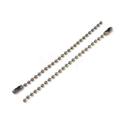 Iron Ball Chains with Connectors IFIN-WH0051-84AB-1