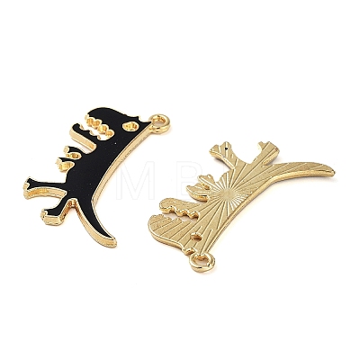 Rack Plating Alloy Enamel Pendants FIND-Q099-01G-01-1