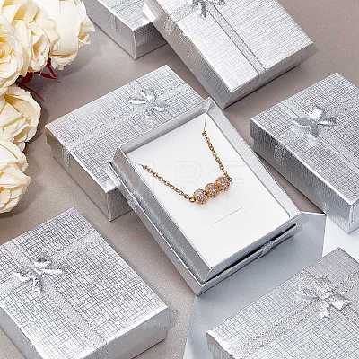 Valentines Day Gifts Packages Cardboard Pendant Necklaces Boxes CBOX-R013-9x7cm-3-1