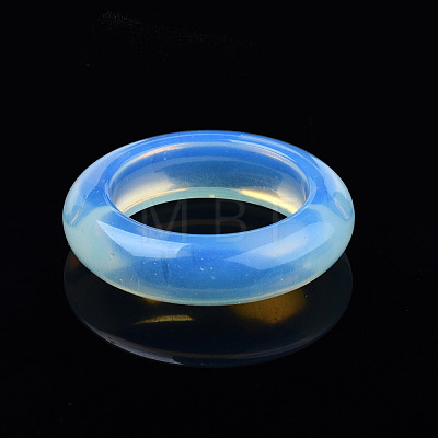 Opalite Plain Band Ring X-G-N0326-99F-1