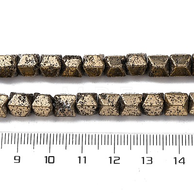 Electroplated Natural Lava Rock Beads Strands G-A256-D01-01D-1