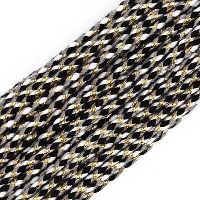 Tri-color Polyester Braided Cords OCOR-T015-B06-1