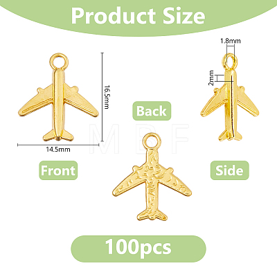 100Pcs Alloy Pendants FIND-DC0007-96G-1