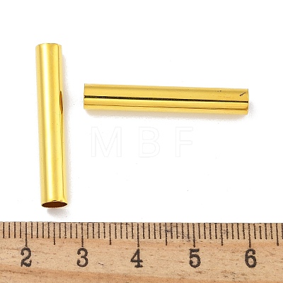 Brass Tube Beads KK-B120-03M-G-1