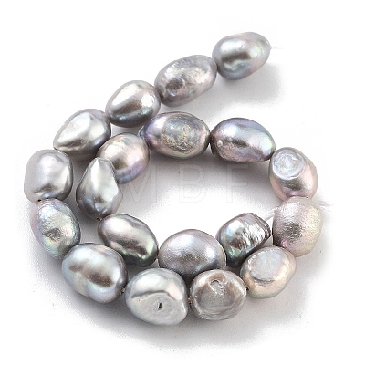 Dyed Natural Cultured Freshwater Pearl Beads Strands PEAR-P062-28D-1