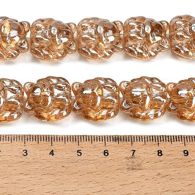 Electroplate Glass Bead Strands EGLA-H110-01PL-02-1
