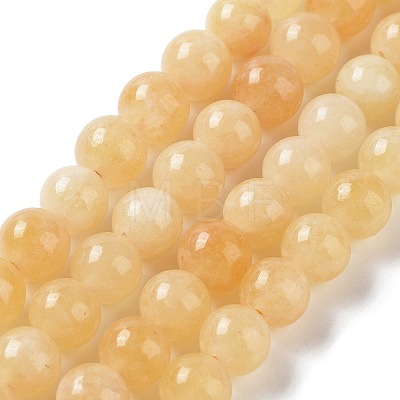 Dyed Natural Malaysia Jade Beads Strands G-G021-02B-11-1
