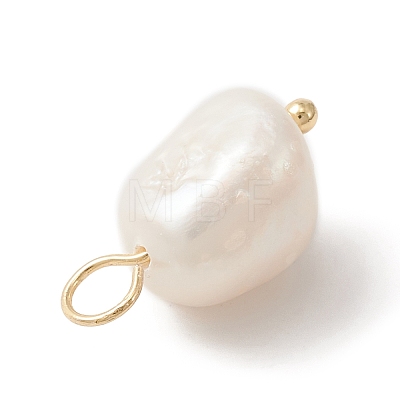 Natural Freshwater Pearl Pendants X-PALLOY-JF02153-01-1