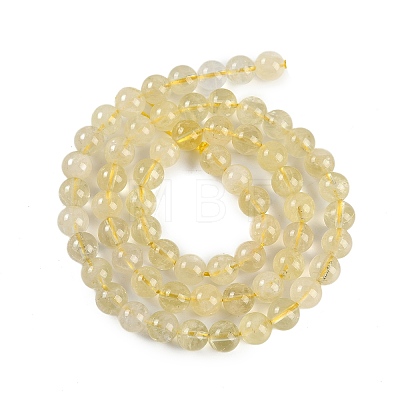 Natural Lemon Quartz Beads Strands G-H062-A01-01-1