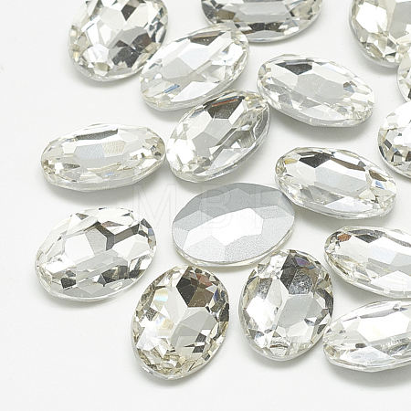 Pointed Back Glass Rhinestone Cabochons RGLA-T080-13x18mm-01-1