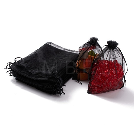Organza Gift Bags with Drawstring OP-R016-17x23cm-18-1