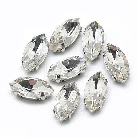 Sew on Rhinestone RGLA-T034-4x15mm-01-1