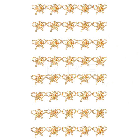 Electroplate Zinc Alloy Anti-glare Lapel Pin Backs JEWB-WH0001-76G-02-1