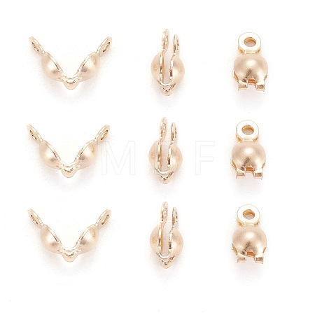 Yellow Gold Filled Bead Tips KK-A130-02-1