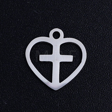 Non-Tarnish 201 Stainless Steel Hollow Charms STAS-Q201-JN318-1-1