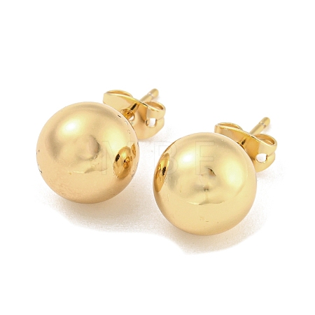 Brass Ear Studs EJEW-P261-01D-G-1