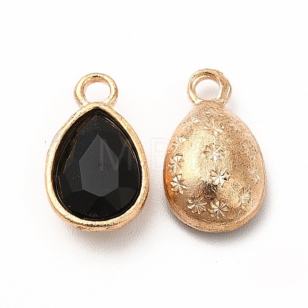 Faceted Glass Rhinestone Pendants GLAA-I051-A12-1