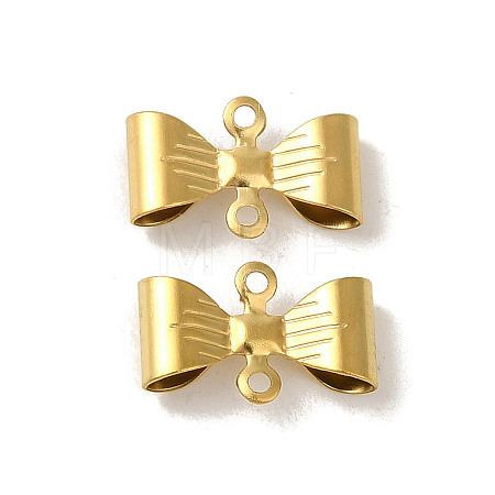 304 Stainless Steel Connector Charms STAS-P363-01G-1
