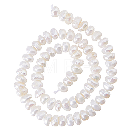 1 Strand Natural Keshi Pearl Cultured Freshwater Pearl Beads Strands PEAR-HS0001-26D-1