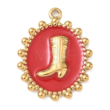 304 Stainless Steel Enamel Pendants SA-CBA4CA5-03G-1