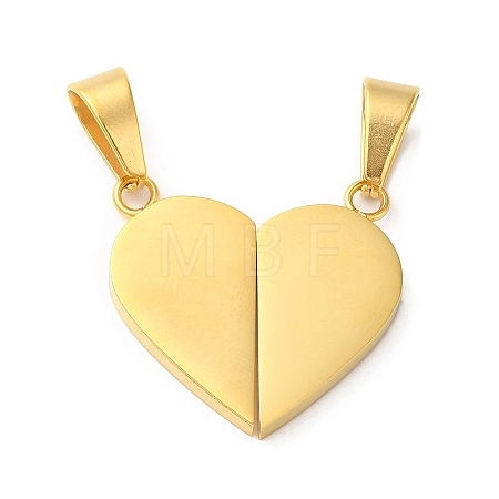 Ion Plating(IP) 304 Stainless Steel Split Pendants STAS-E195-03G-1