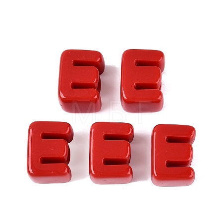 Opaque Acrylic European Beads OACR-M027-01E-06-1