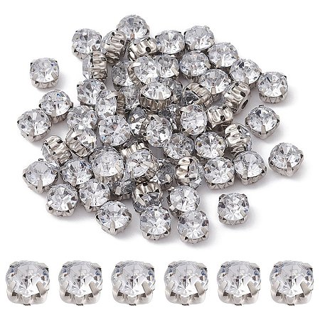 Square Sew on Rhinestone FIND-YW0003-10C-1