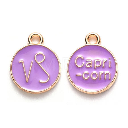 Alloy Enamel Pendants ENAM-S124-01A-01E-1