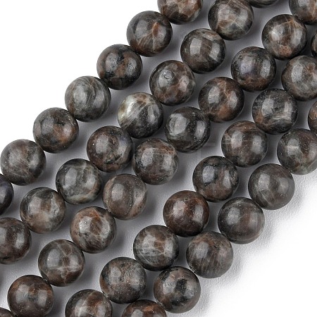 Natural Labradorite Beads Strands G-G0003-C03-6mm-1
