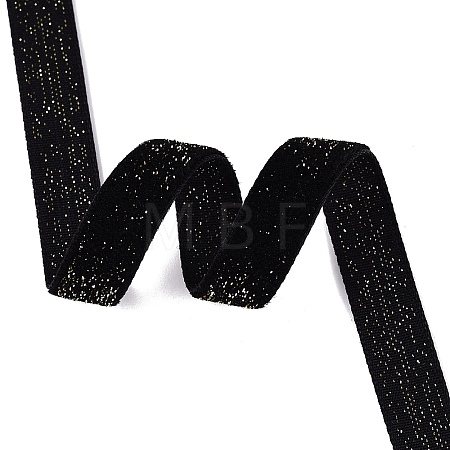 Glitter Sparkle Single Face Velvet Ribbon SRIB-Q023-01B-11-1